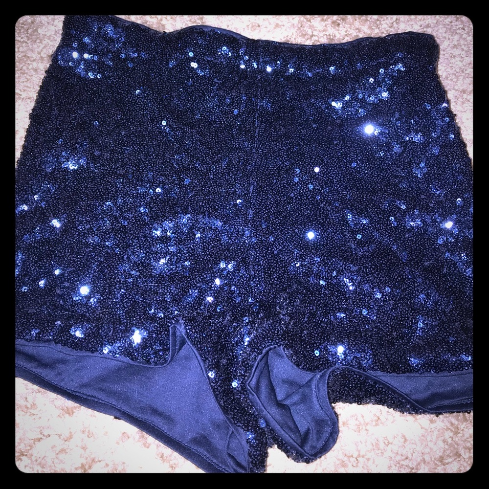 Sequin shorts